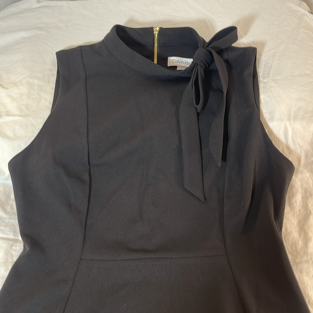Calvin Klein Sleeveless Classic Black Dress